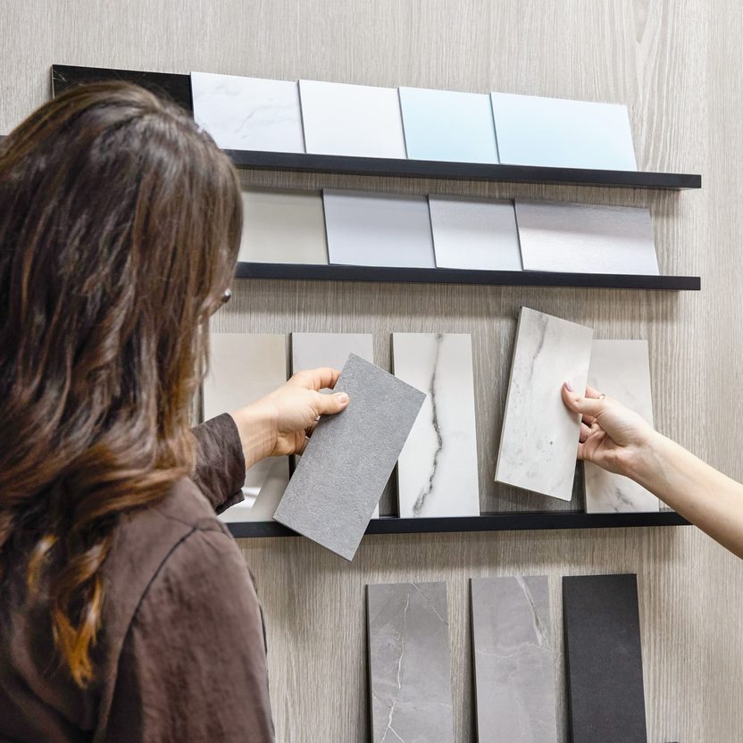 Selecting stone and tile finishes