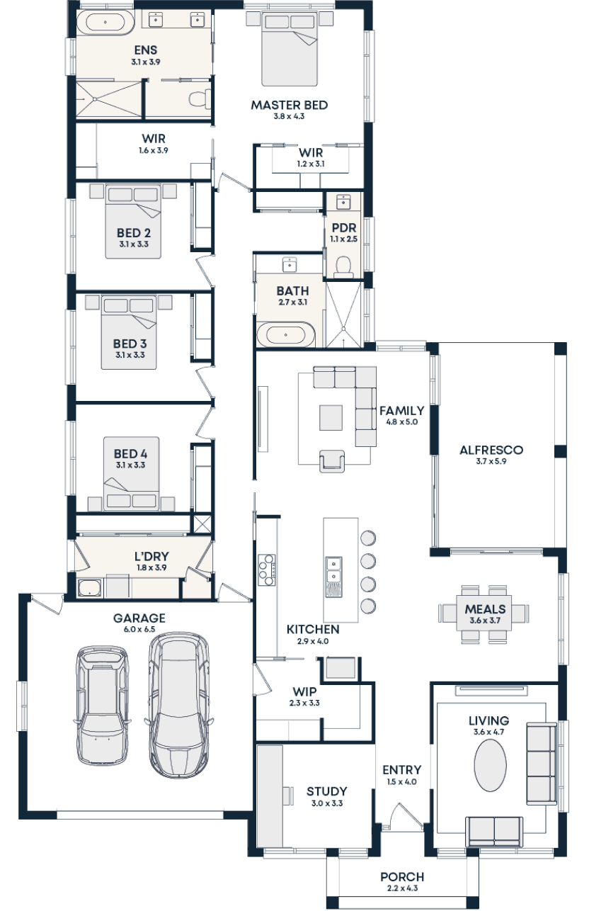 William 33 floorplan
