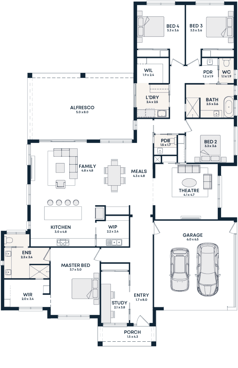 Oscar 35 floorplan
